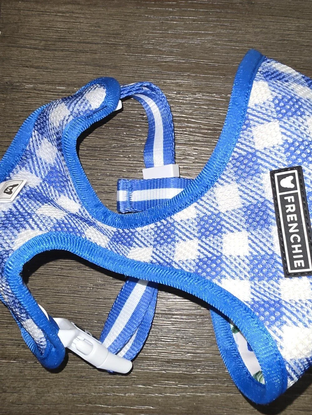 Frenchie  Brand Sz. Medium Dog Harness-reversable Patterns